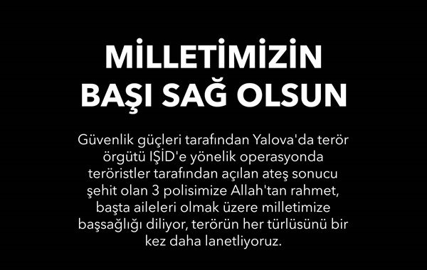 Milletimizin başı sağ olsun